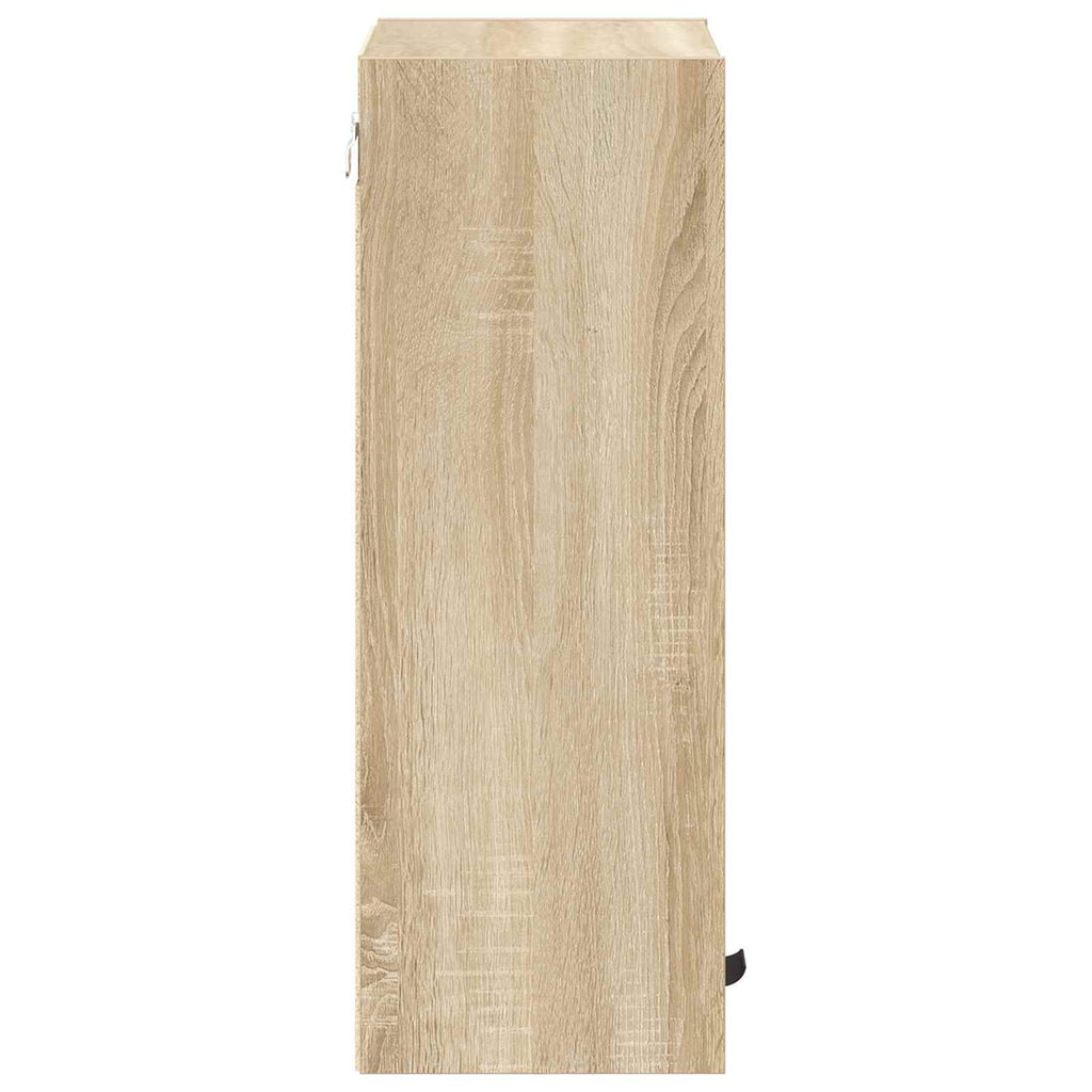 vidaXL Szafka Łazienkowa z drzwiami Dąb Sonoma 39 x 23,5 x 65 cm