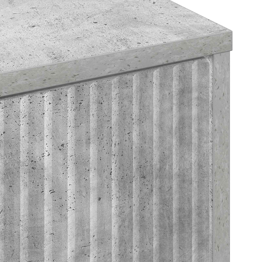 vidaXL Szafka Łazienkowa Betonowy szary 39 x 23,5 x 65 cm