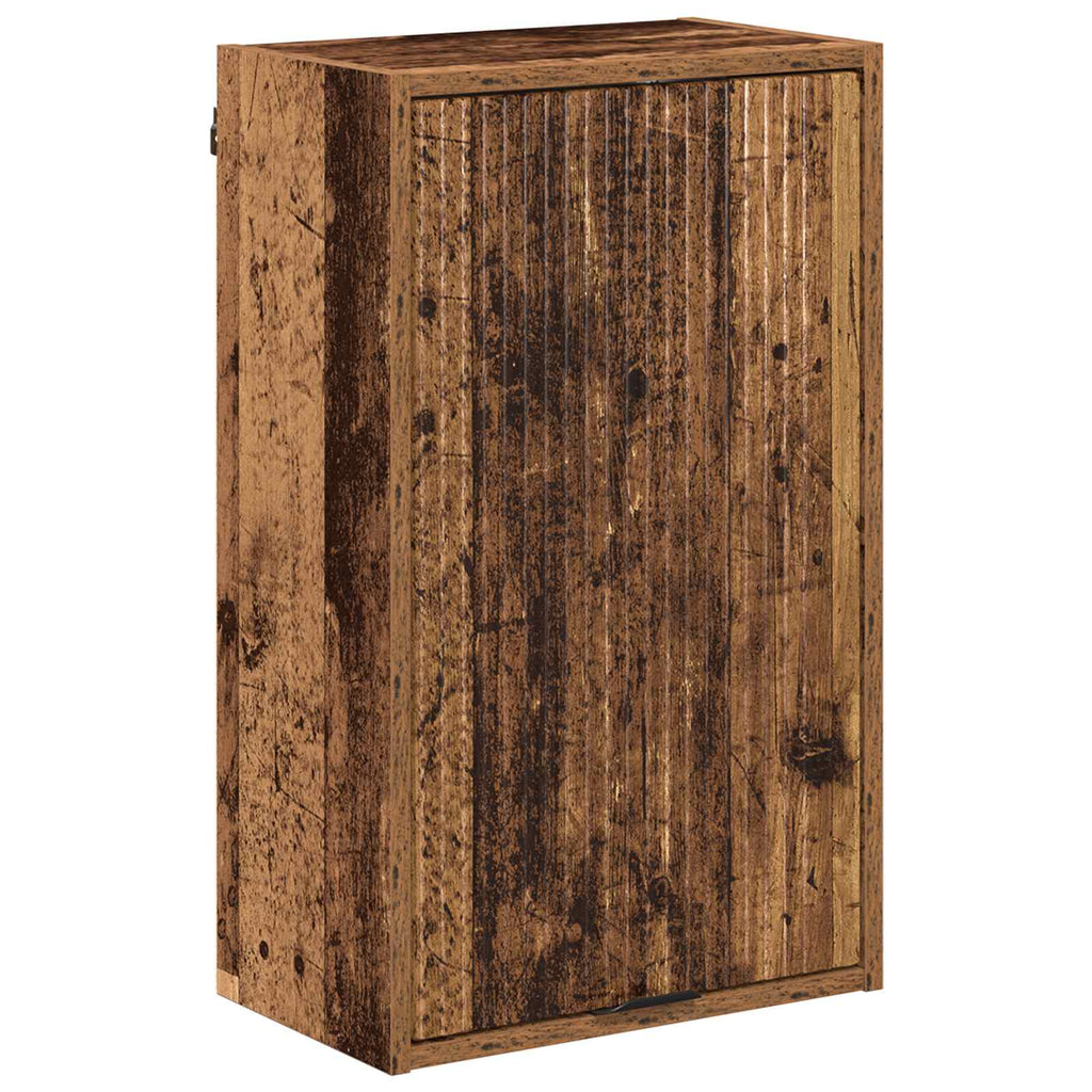 vidaXL Szafka Łazienkowa z drzwiami Stare drewno 39 x 23,5 x 65 cm