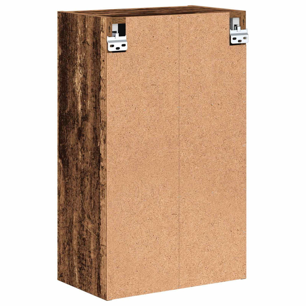 vidaXL Szafka Łazienkowa z drzwiami Stare drewno 39 x 23,5 x 65 cm