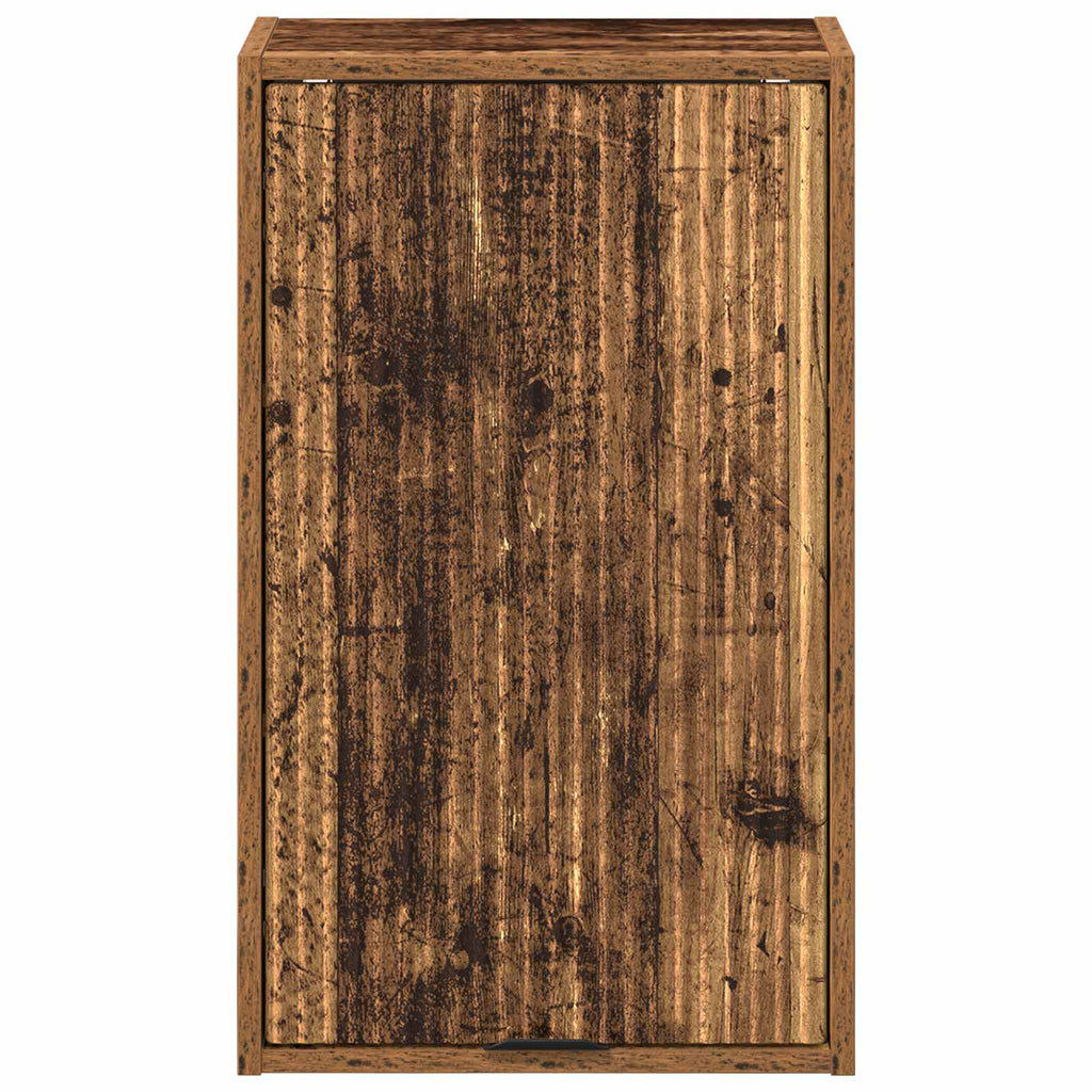 vidaXL Szafka Łazienkowa z drzwiami Stare drewno 39 x 23,5 x 65 cm