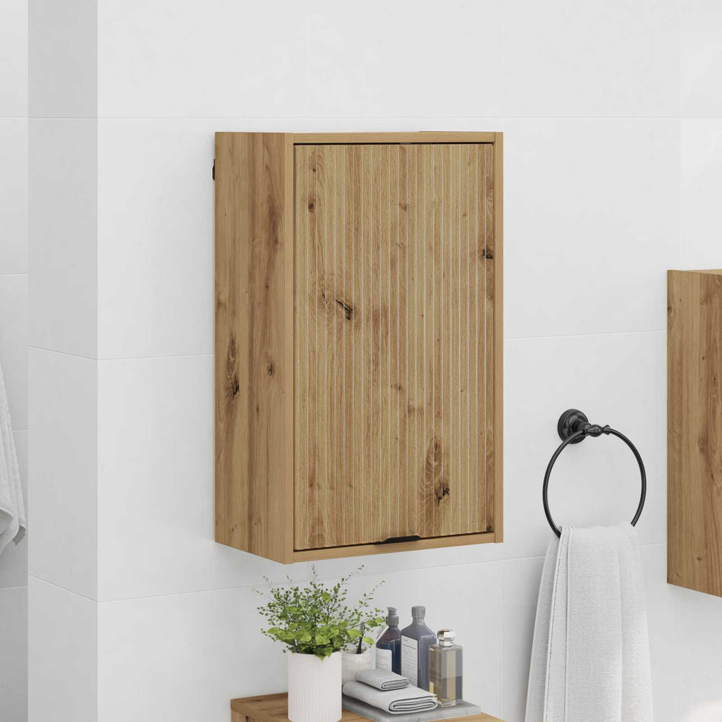 vidaXL Szafka Łazienkowa Dąb rzemieślniczy 39 x 23,5 x 65 cm
