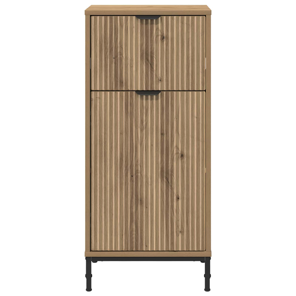 vidaXL Szafka Łazienkowa Dąb rzemieślniczy 39,5 x 36 x 88 cm
