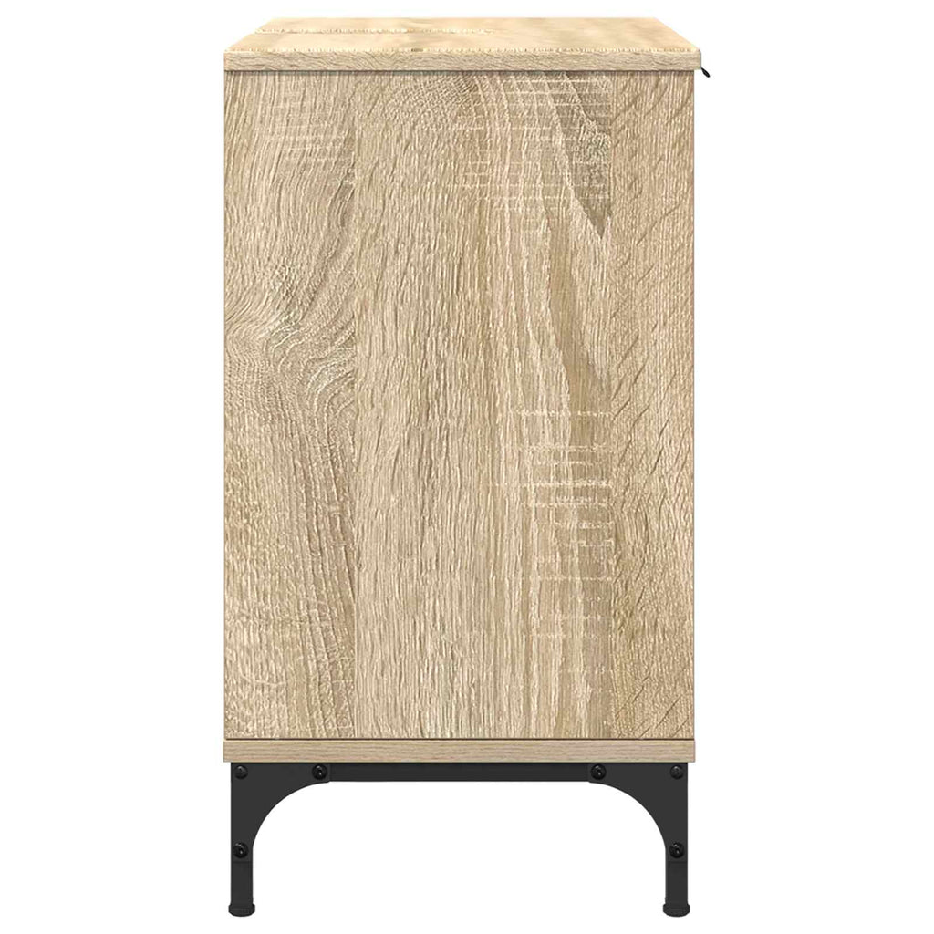 vidaXL Szafka pod umywalkę z drzwiami Dąb Sonoma 60,5 x 33,5 x 61 cm