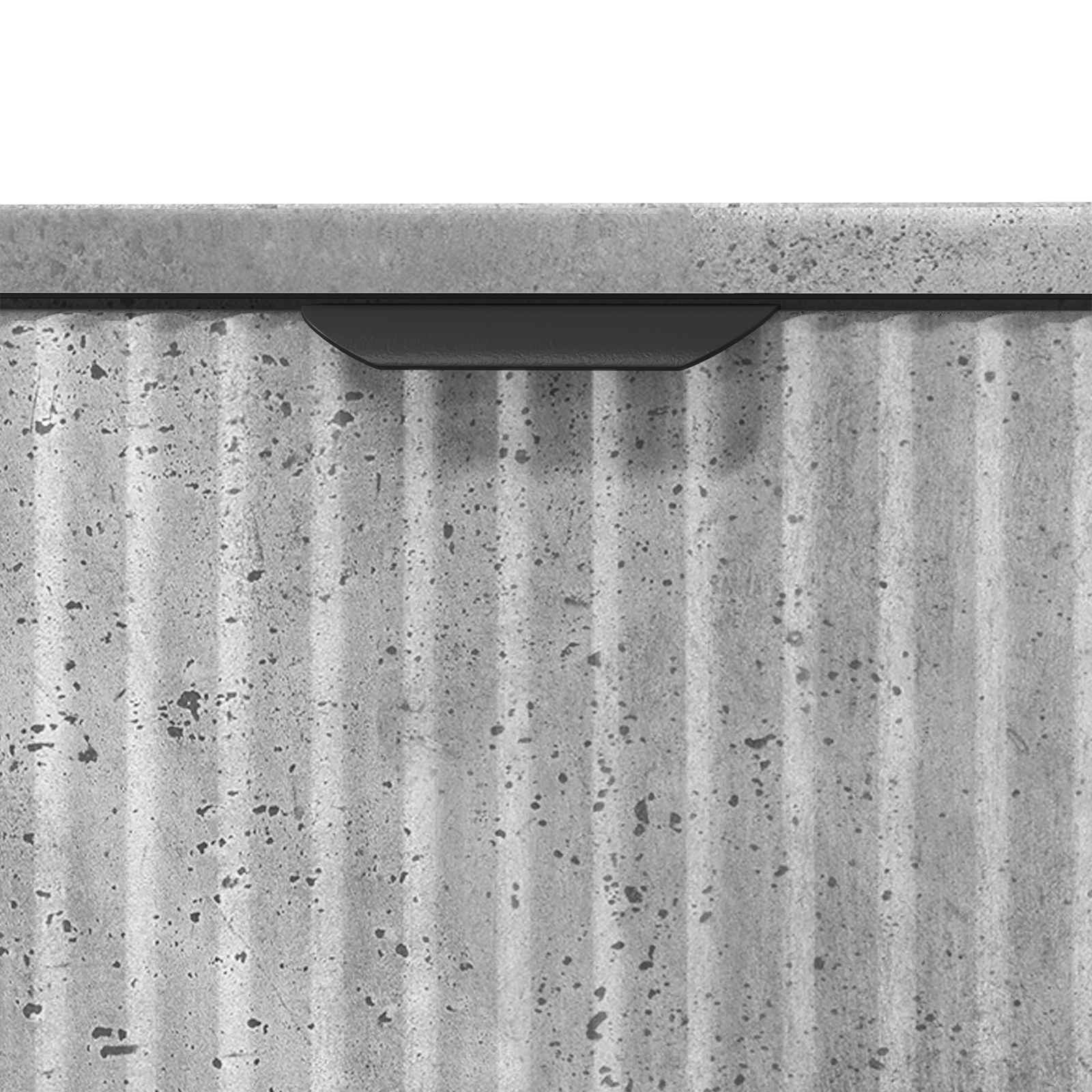 vidaXL Szafka pod umywalkę Betonowy szary 60,5 x 33,5 x 61 cm
