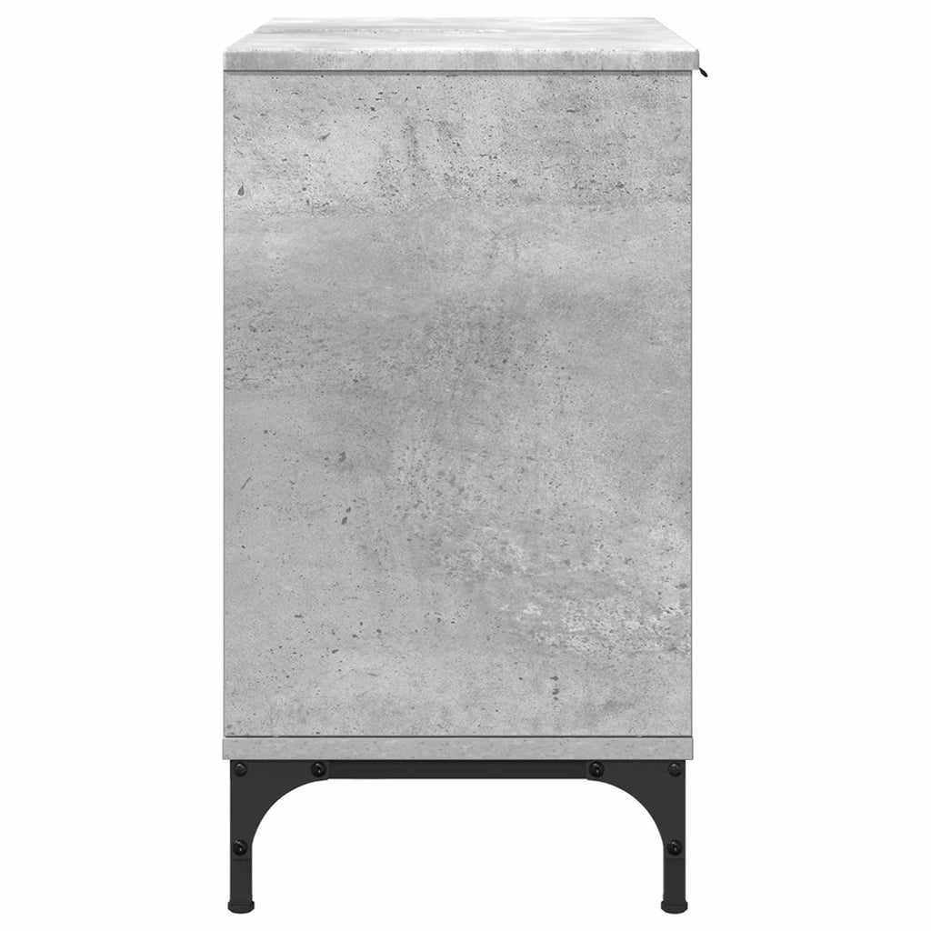 vidaXL Szafka pod umywalkę Betonowy szary 60,5 x 33,5 x 61 cm