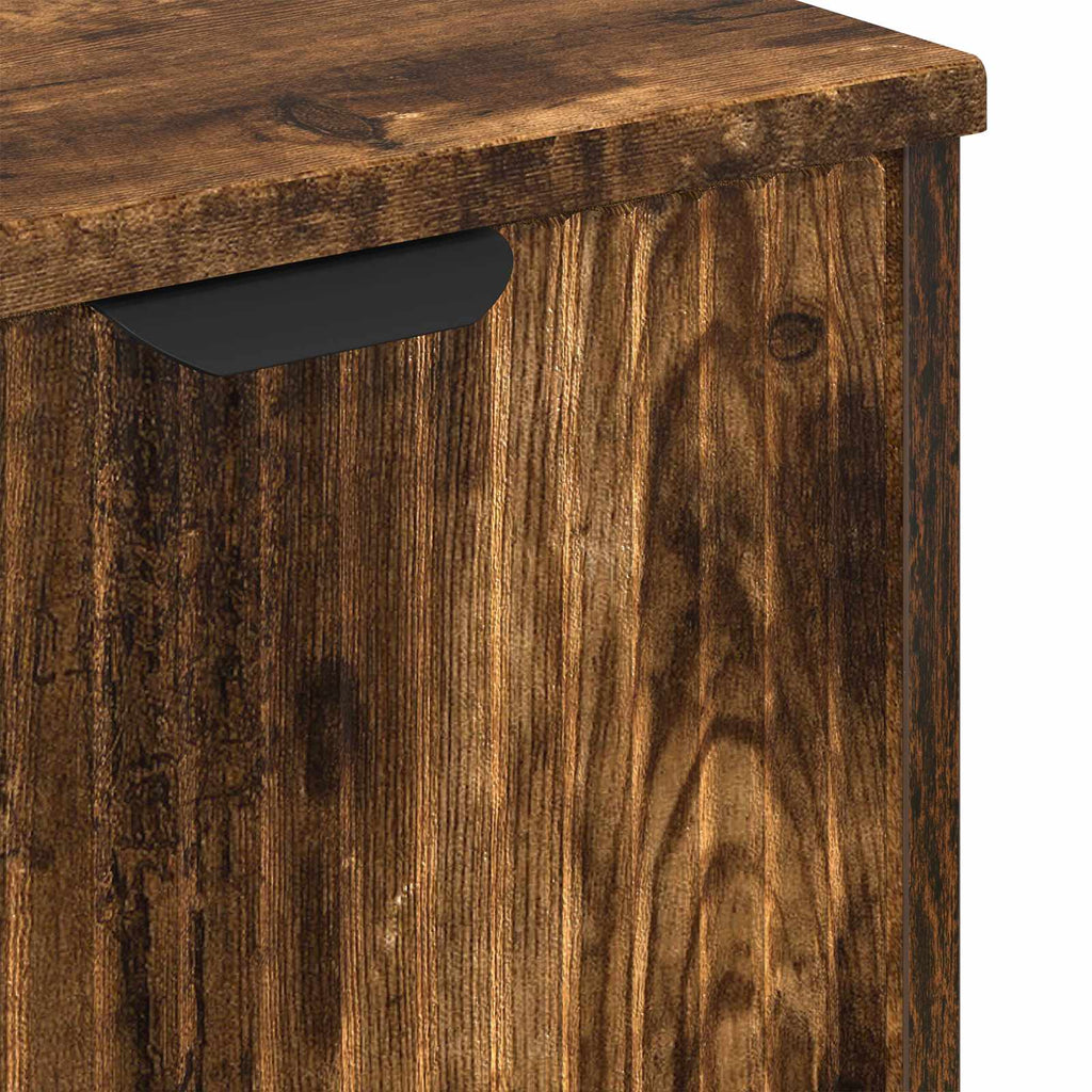 vidaXL Szafka pod umywalkę Dąb wędzony 60,5 x 33,5 x 61 cm
