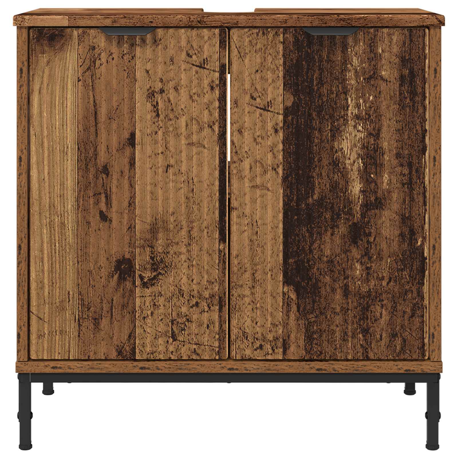 vidaXL Szafka pod umywalkę Stare drewno 60,5 x 33,5 x 61 cm