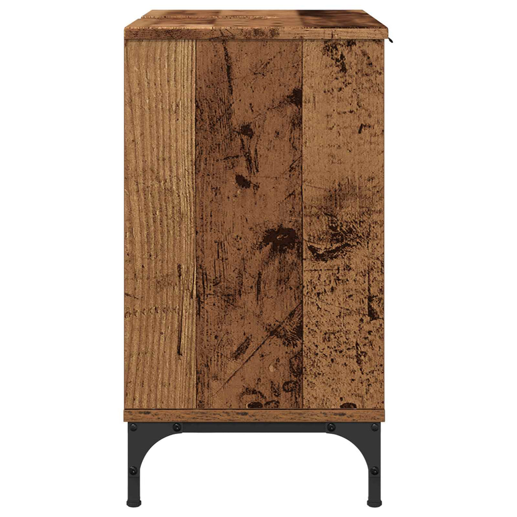 vidaXL Szafka pod umywalkę Stare drewno 60,5 x 33,5 x 61 cm
