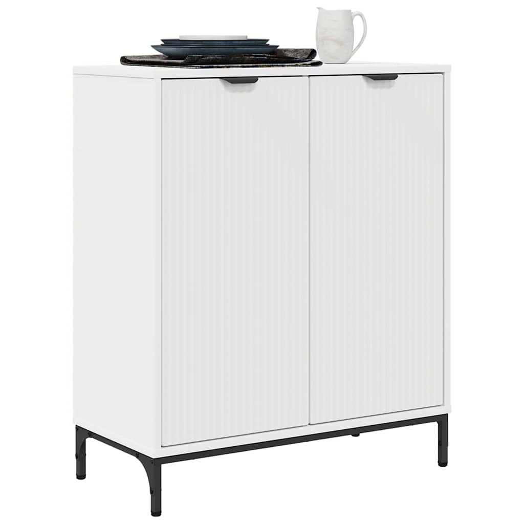 vidaXL Bufet Biały 69,5 x 33 x 82 cm Materiał drewnopochodny