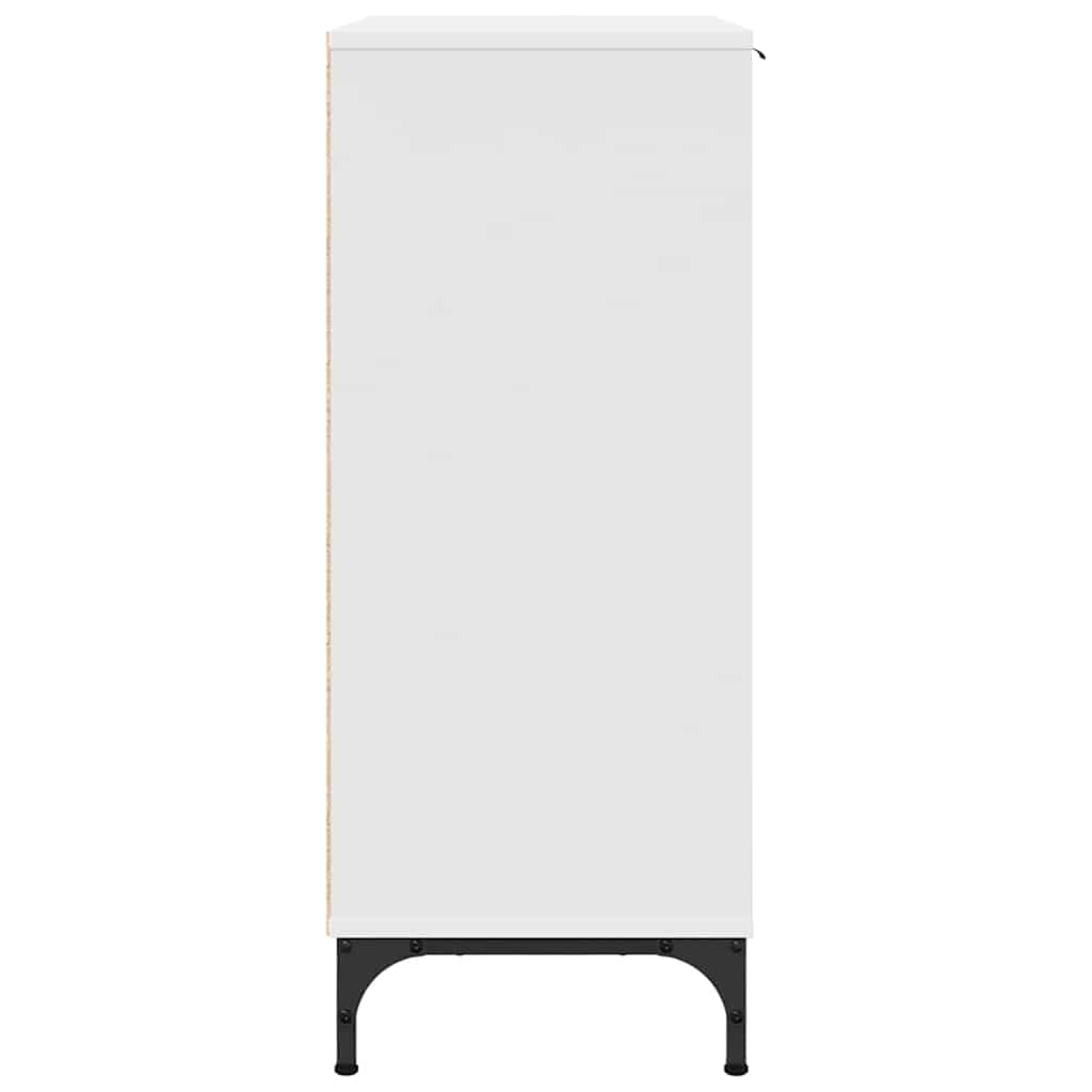 vidaXL Bufet Biały 69,5 x 33 x 82 cm Materiał drewnopochodny
