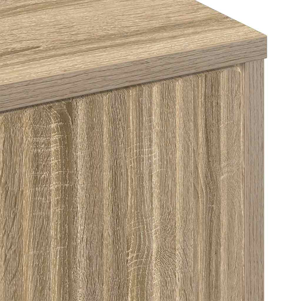 vidaXL Bufet Dąb Sonoma 69,5 x 33 x 82 cm Materiał drewnopochodny