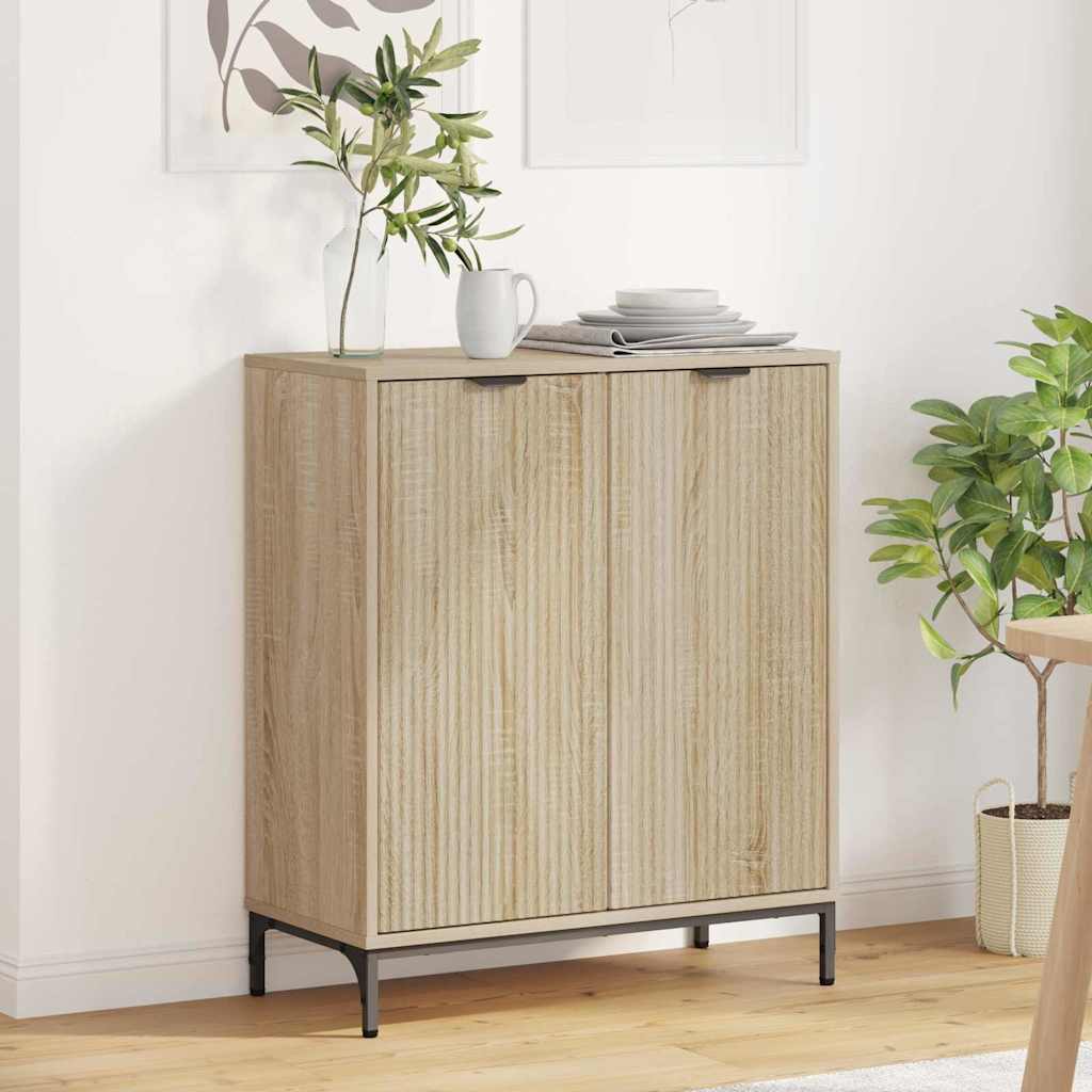 vidaXL Bufet Dąb Sonoma 69,5 x 33 x 82 cm Materiał drewnopochodny