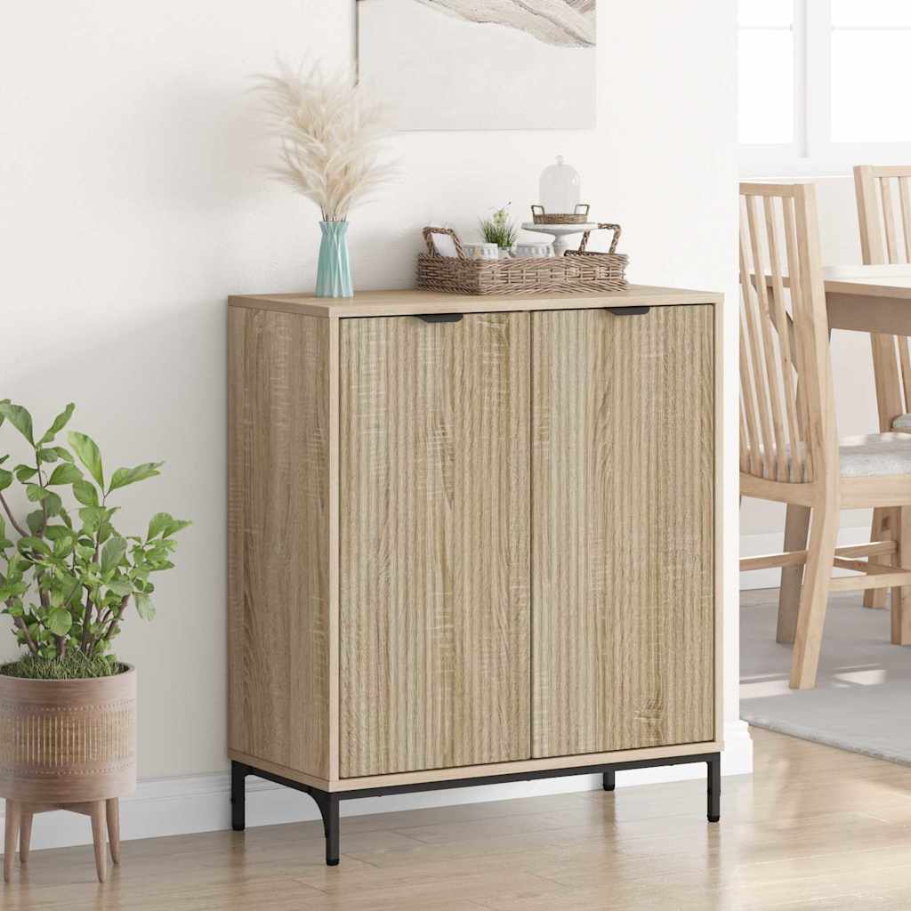 vidaXL Bufet Dąb Sonoma 69,5 x 33 x 82 cm Materiał drewnopochodny