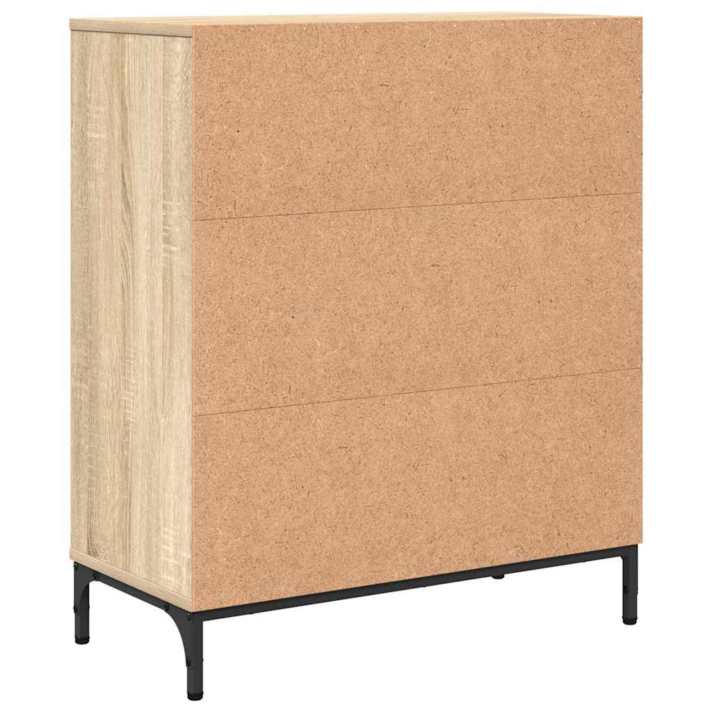 vidaXL Bufet Dąb Sonoma 69,5 x 33 x 82 cm Materiał drewnopochodny