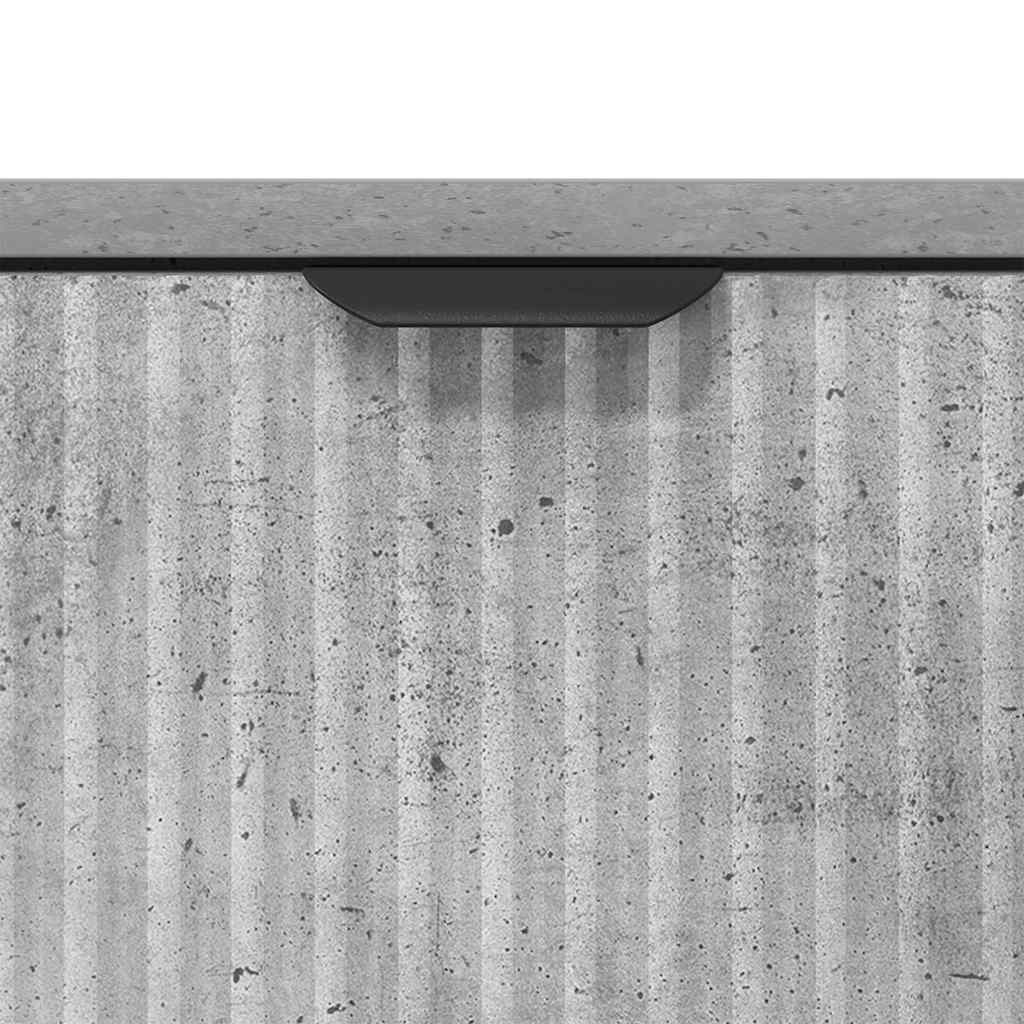 vidaXL Bufet Betonowy szary 69,5 x 33 x 82 cm Materiał drewnopochodny