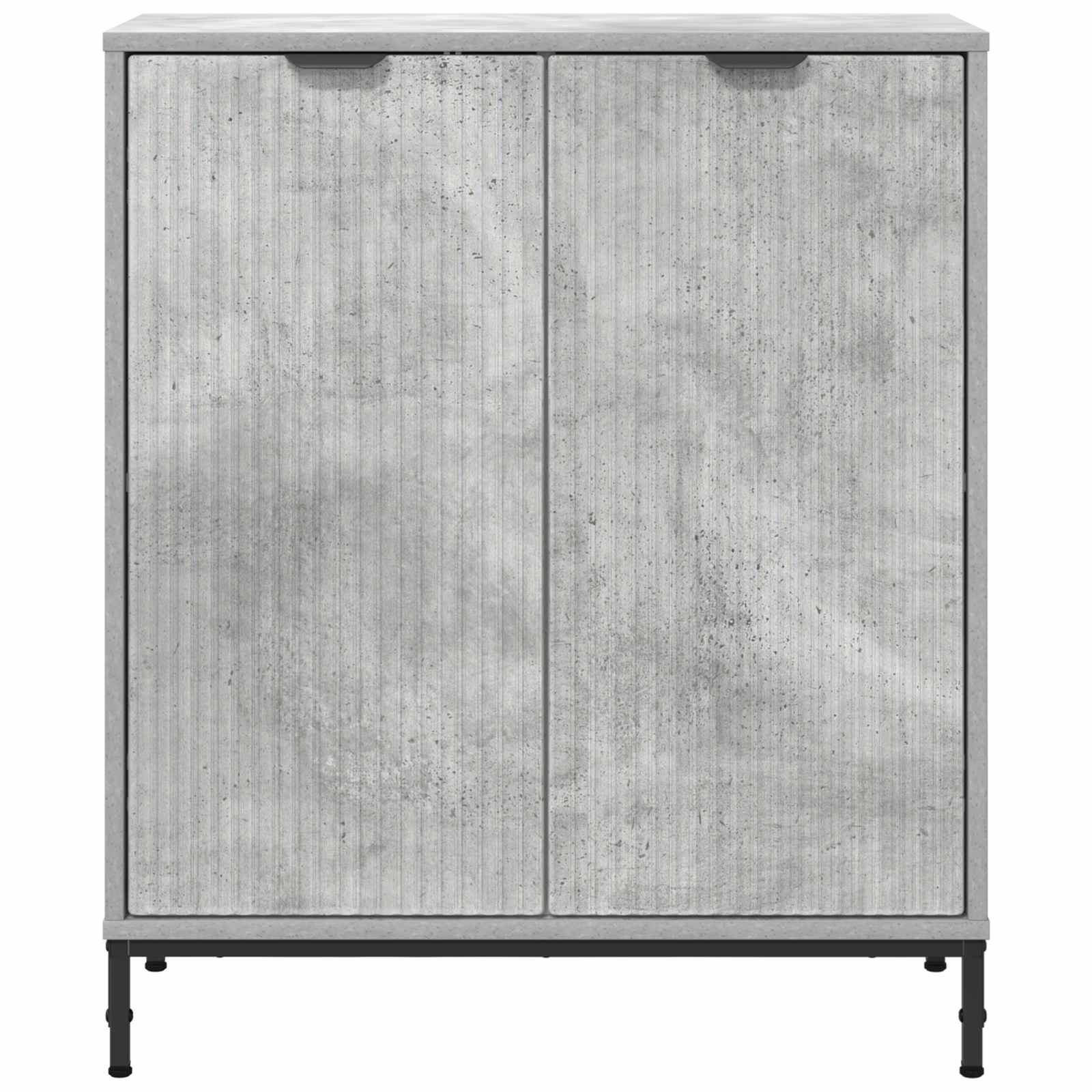 vidaXL Bufet Betonowy szary 69,5 x 33 x 82 cm Materiał drewnopochodny