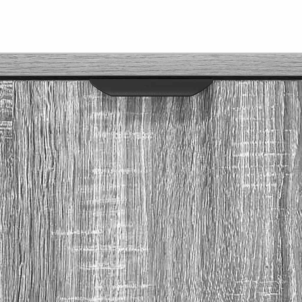 vidaXL Bufet Szary Sonoma 69,5 x 33 x 82 cm Materiał drewnopochodny