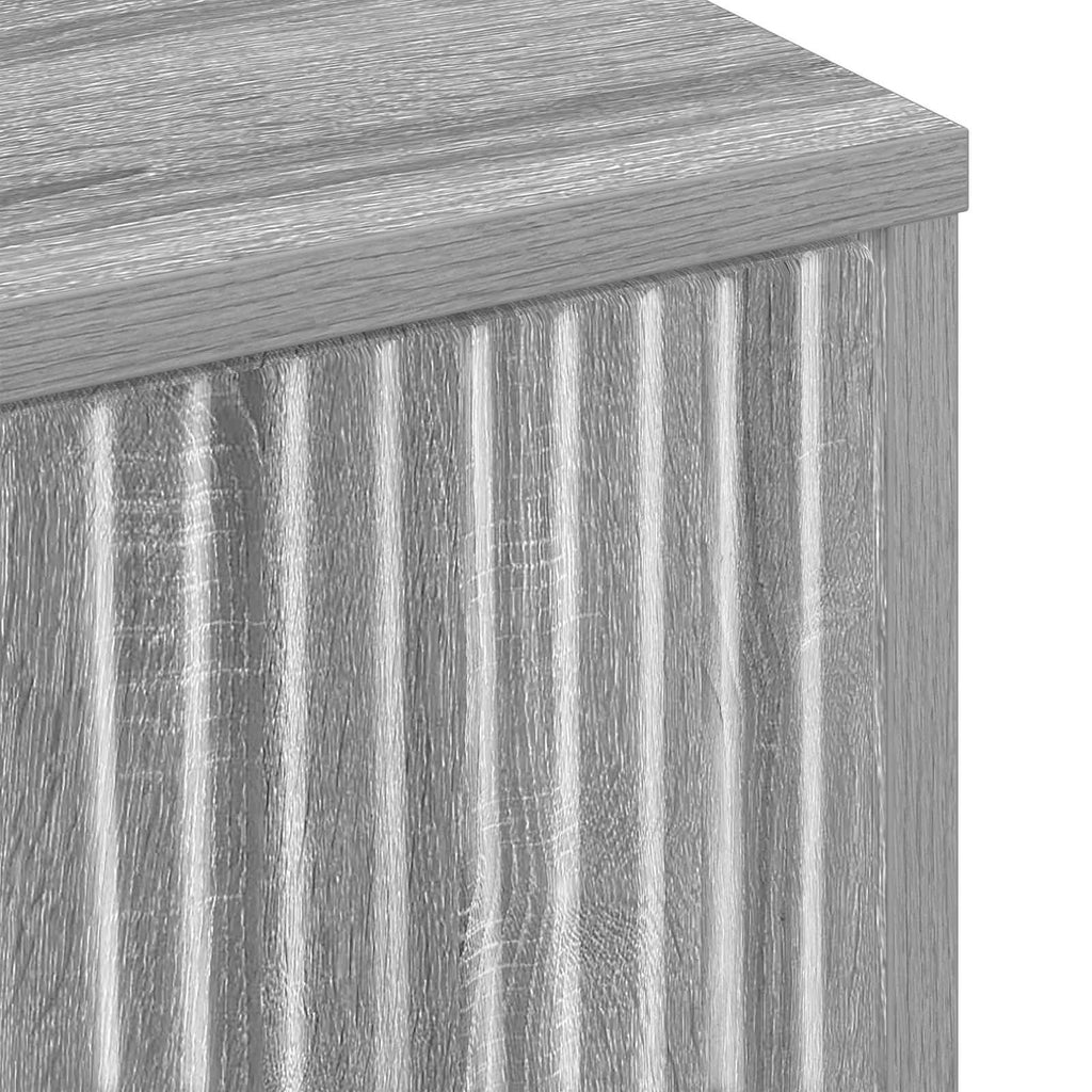 vidaXL Bufet Szary Sonoma 69,5 x 33 x 82 cm Drewno inżynieryjne