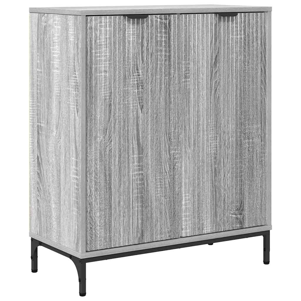 vidaXL Bufet Szary Sonoma 69,5 x 33 x 82 cm Materiał drewnopochodny