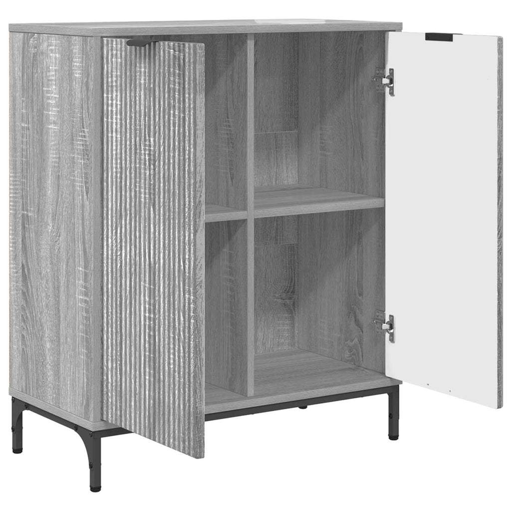 vidaXL Bufet Szary Sonoma 69,5 x 33 x 82 cm Drewno inżynieryjne