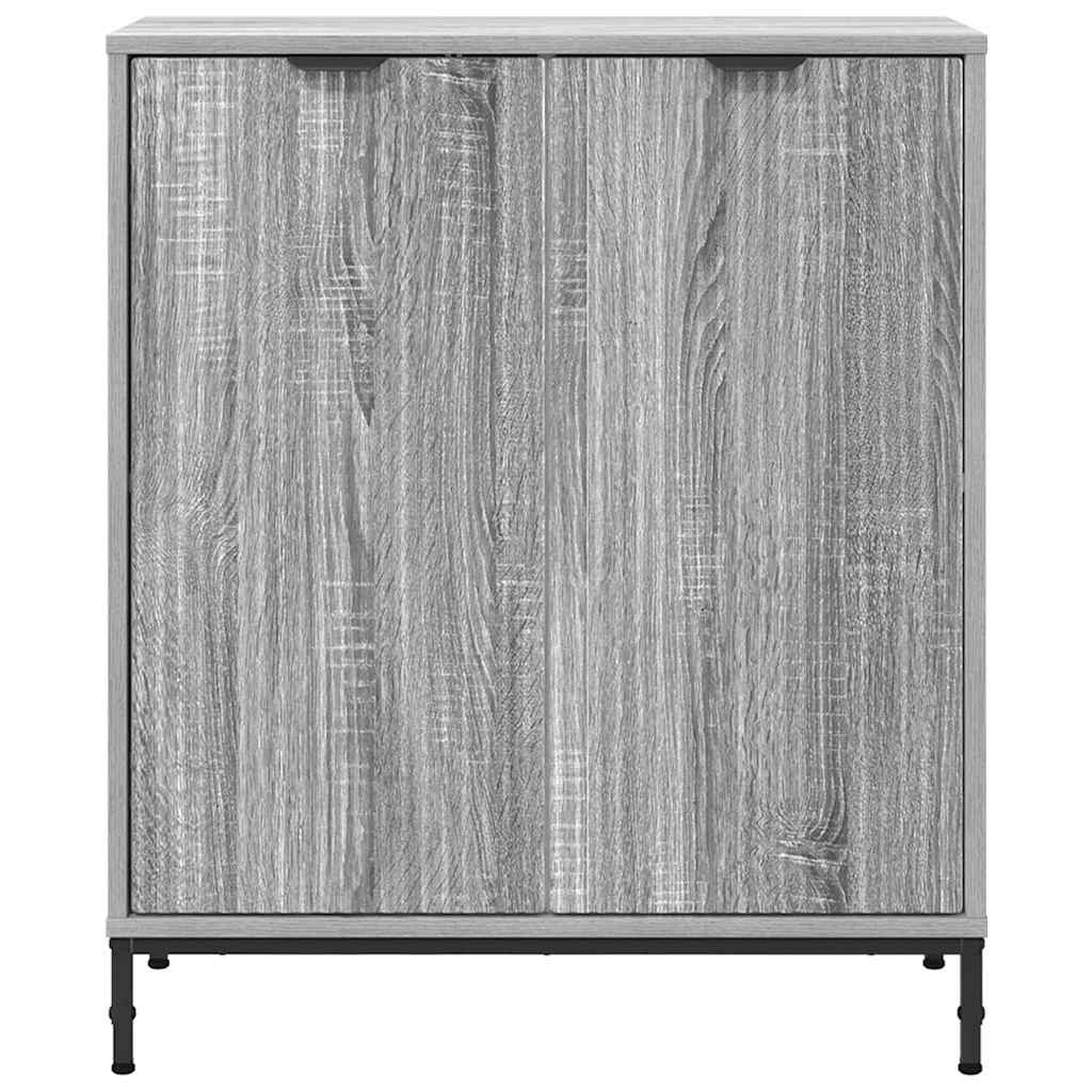 vidaXL Bufet Szary Sonoma 69,5 x 33 x 82 cm Materiał drewnopochodny