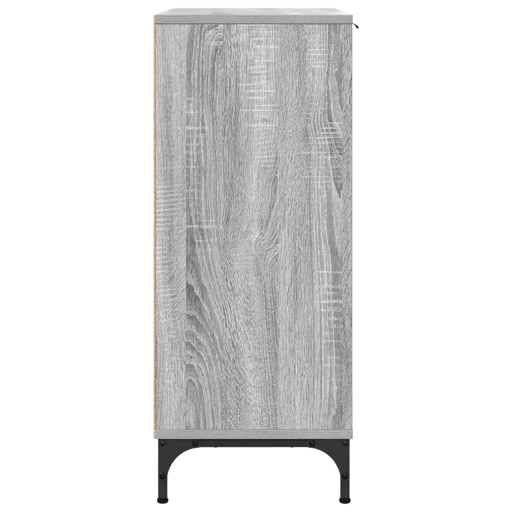 vidaXL Bufet Szary Sonoma 69,5 x 33 x 82 cm Drewno inżynieryjne