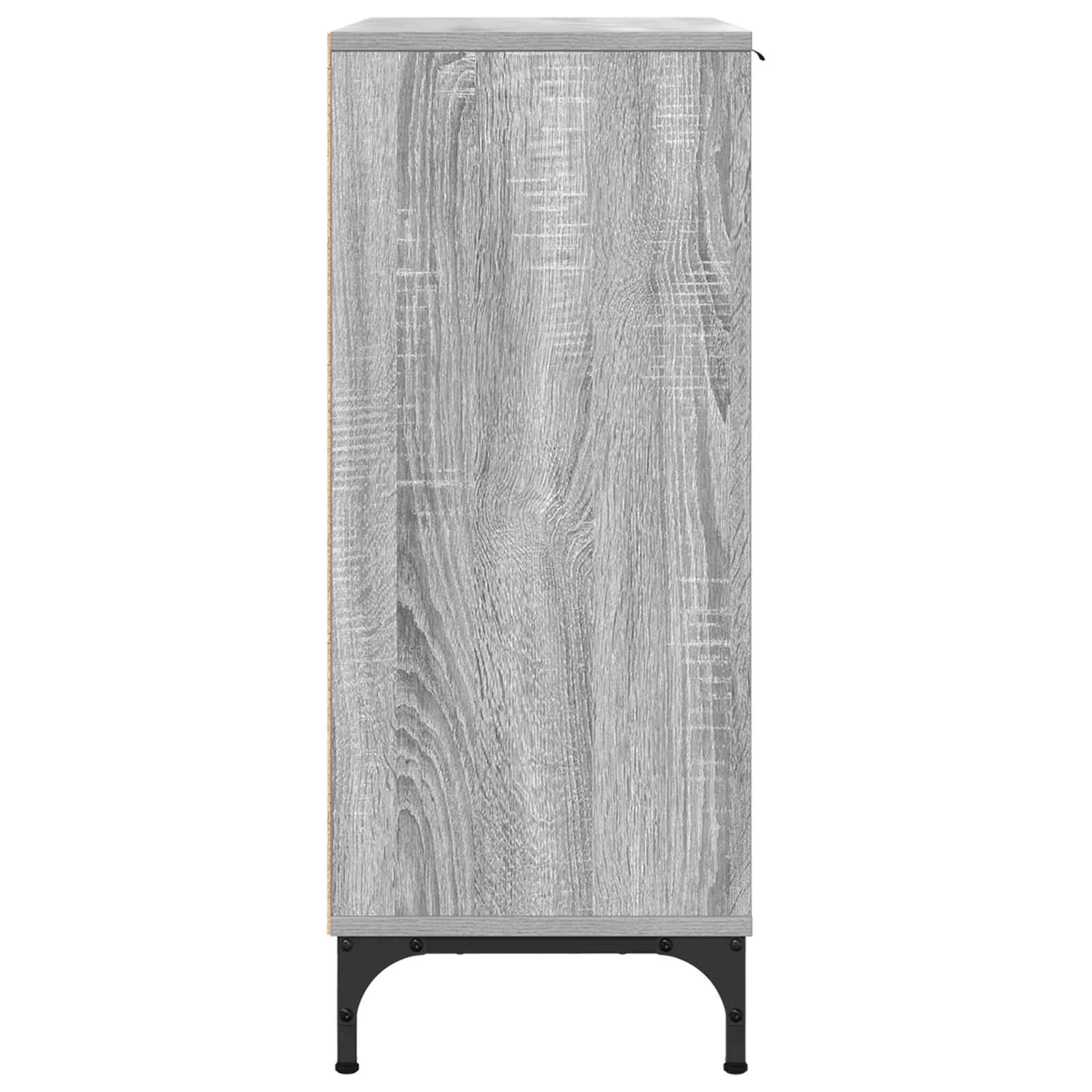 vidaXL Bufet Szary Sonoma 69,5 x 33 x 82 cm Drewno inżynieryjne