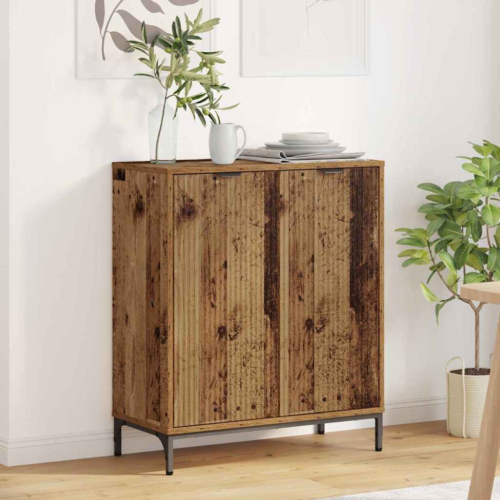 vidaXL Bufet Stare drewno 69,5 x 33 x 82 cm Materiał drewnopochodny