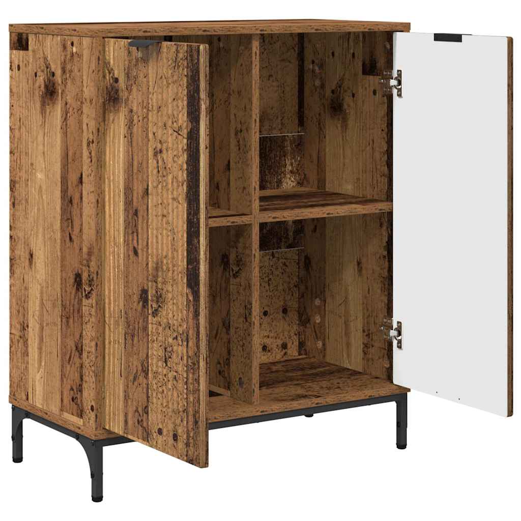 vidaXL Bufet Stare drewno 69,5 x 33 x 82 cm Materiał drewnopochodny