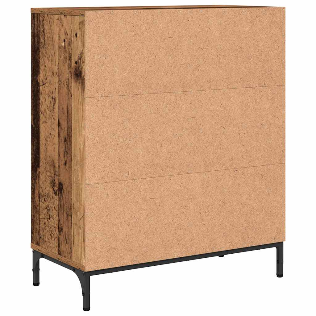 vidaXL Bufet Stare drewno 69,5 x 33 x 82 cm Materiał drewnopochodny