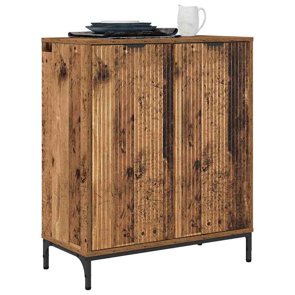 vidaXL Bufet Stare drewno 69,5 x 33 x 82 cm Materiał drewnopochodny