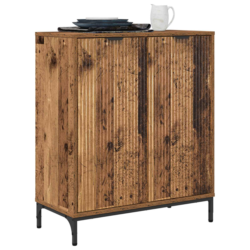 vidaXL Bufet Stare drewno 69,5 x 33 x 82 cm Drewno inżynieryjne