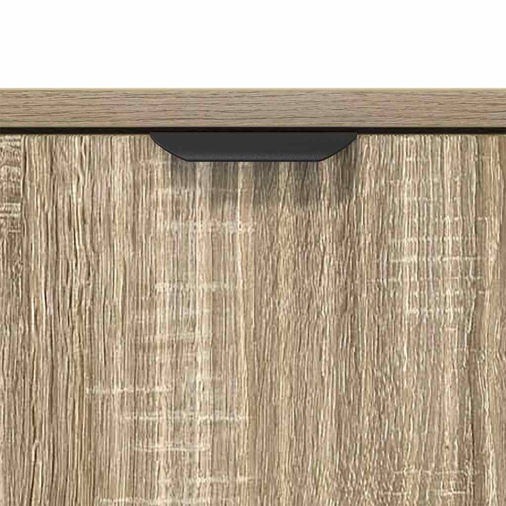 vidaXL Bufet Dąb Sonoma 79,5 x 33 x 82 cm Materiał drewnopochodny