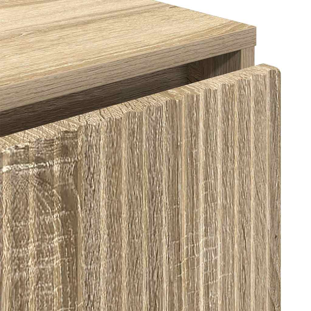 vidaXL Bufet Dąb Sonoma 79,5 x 33 x 82 cm Materiał drewnopochodny