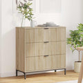 vidaXL Bufet Dąb Sonoma 79,5 x 33 x 82 cm Materiał drewnopochodny