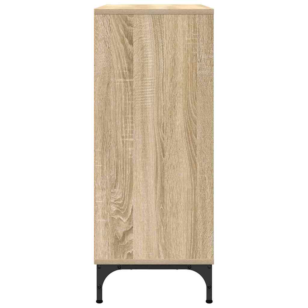 vidaXL Bufet Dąb Sonoma 79,5 x 33 x 82 cm Materiał drewnopochodny