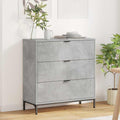 vidaXL Bufet Betonowy szary 79,5 x 33 x 82 cm Materiał drewnopochodny