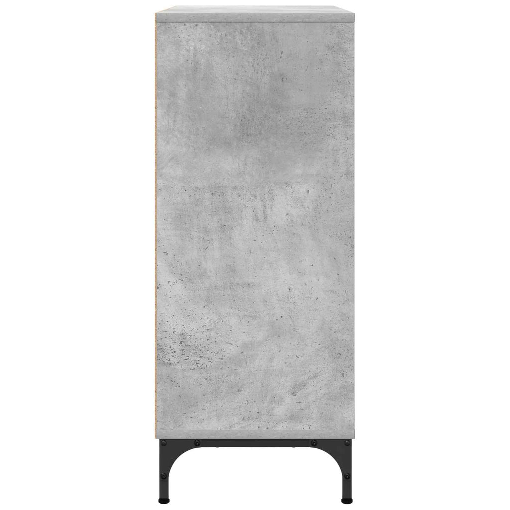 vidaXL Bufet Betonowy szary 79,5 x 33 x 82 cm Drewno inżynieryjne