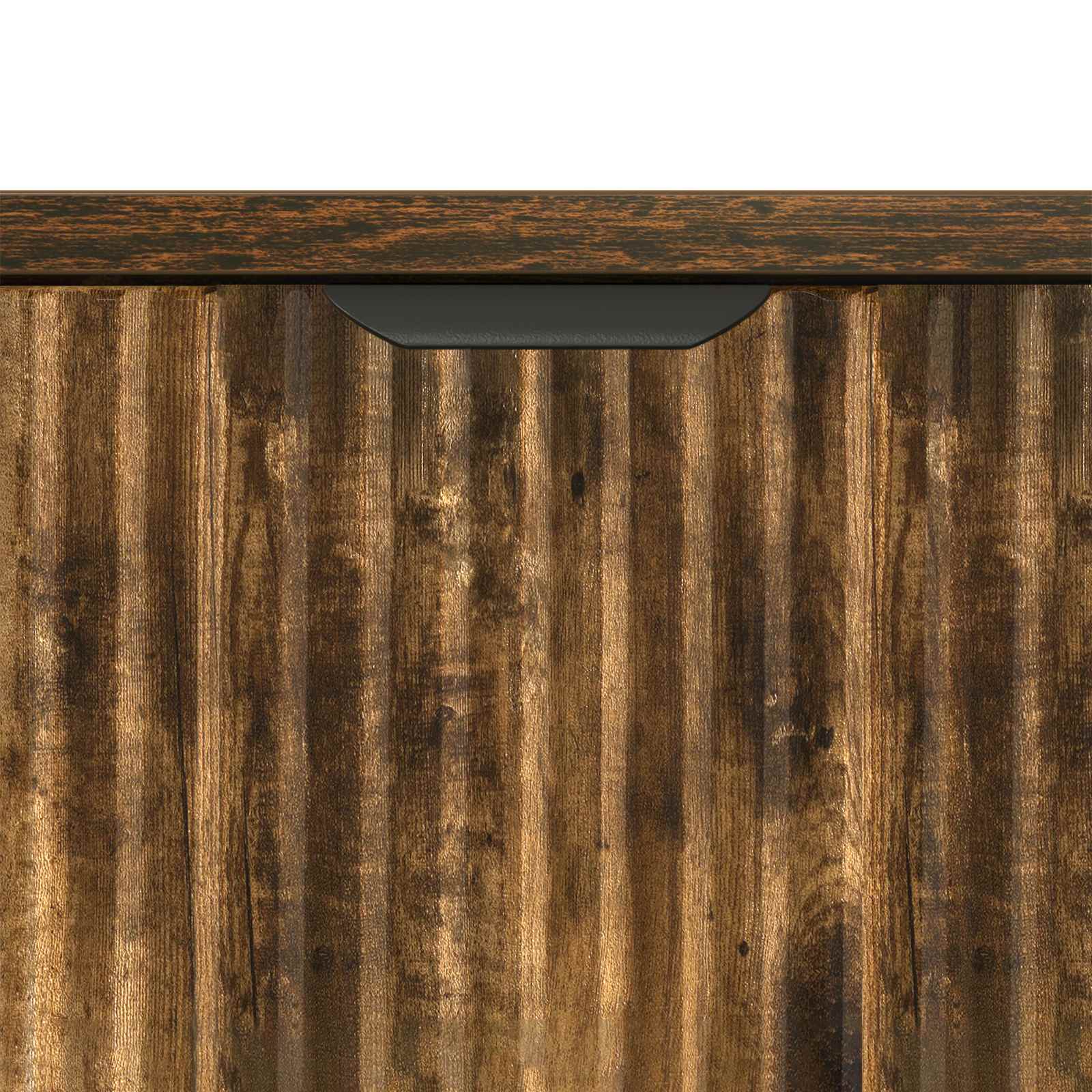 vidaXL Bufet Dąb wędzony 79,5 x 33 x 82 cm Drewno inżynieryjne
