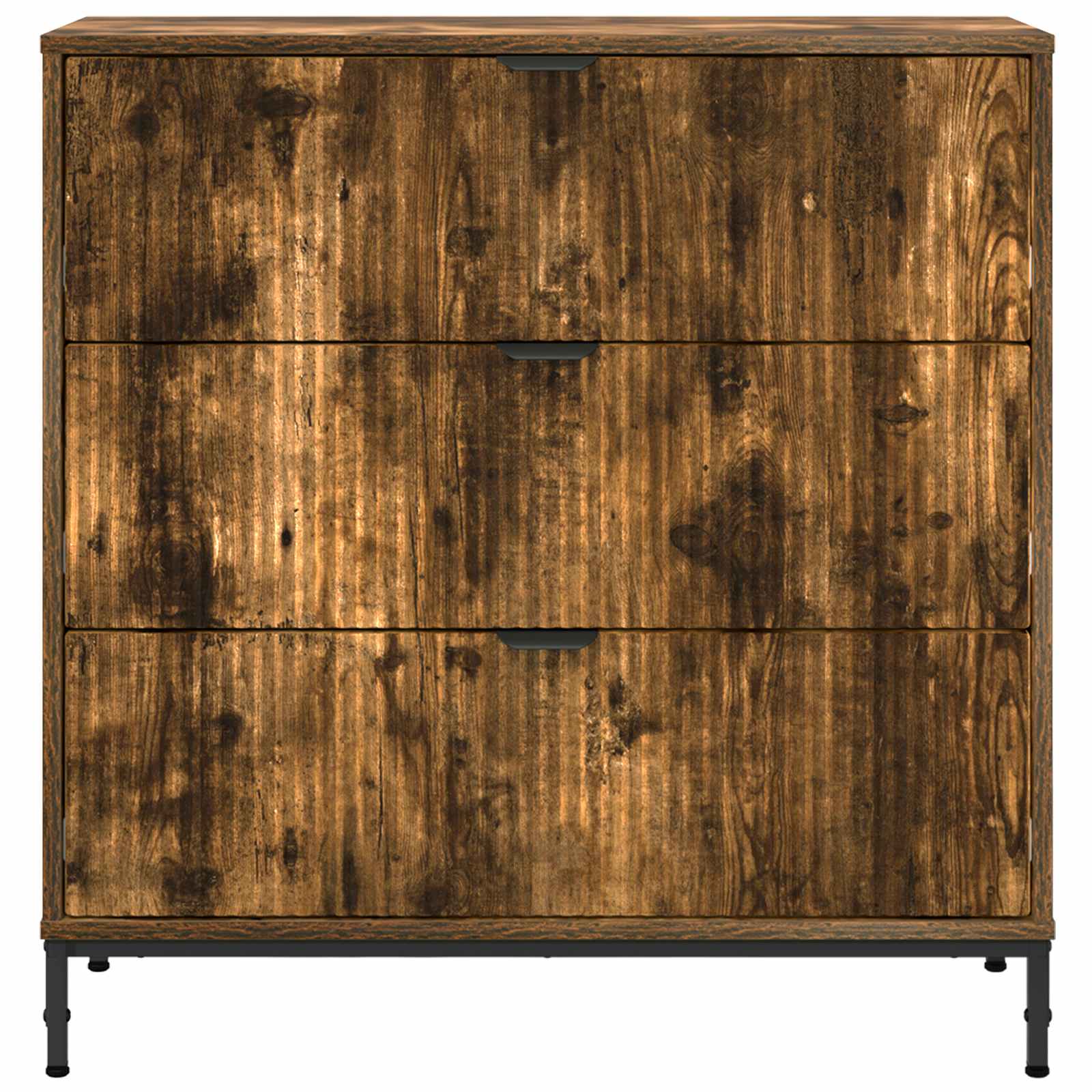 vidaXL Bufet Dąb wędzony 79,5 x 33 x 82 cm Drewno inżynieryjne