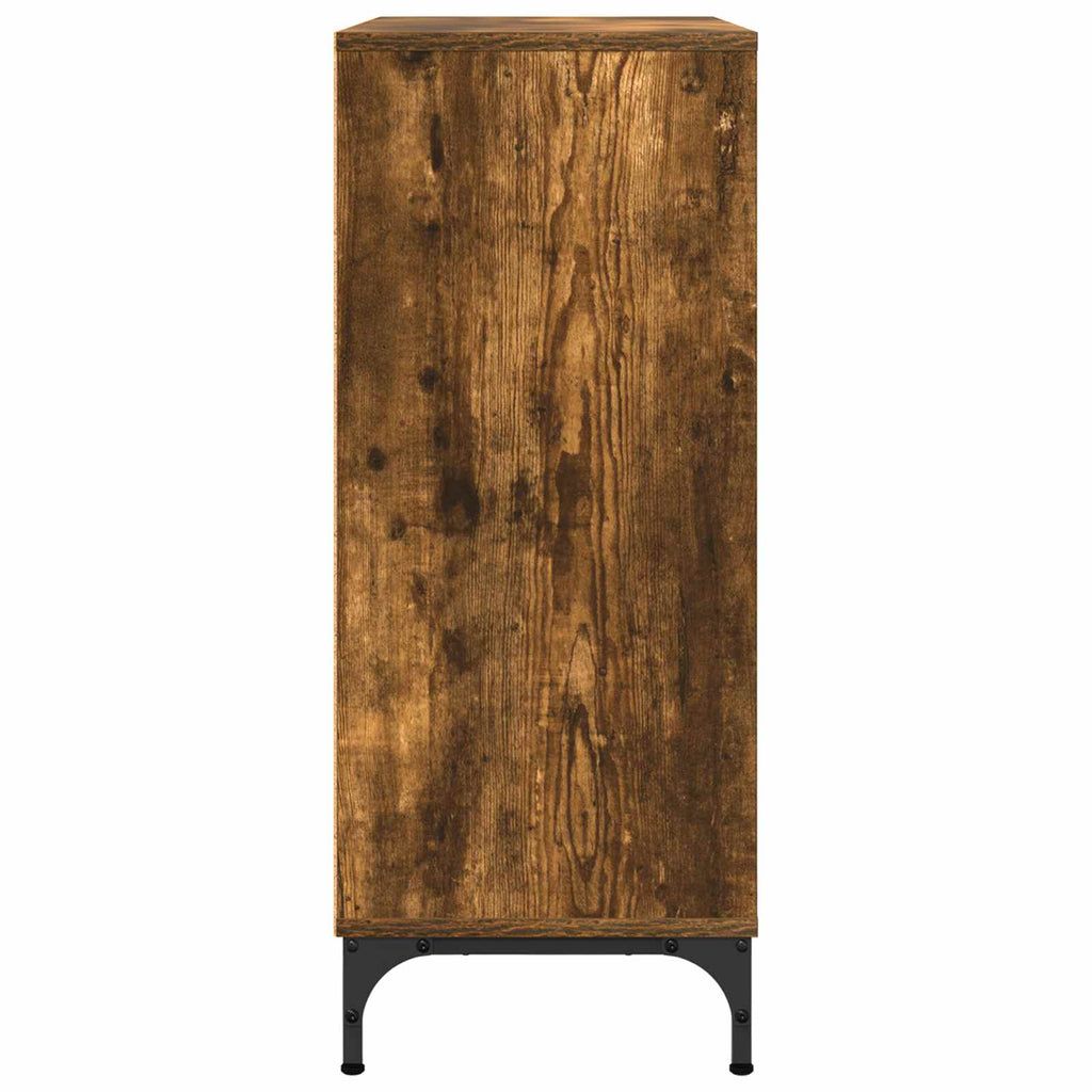 vidaXL Bufet Dąb wędzony 79,5 x 33 x 82 cm Drewno inżynieryjne