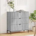 vidaXL Bufet Szary Sonoma 79,5 x 33 x 82 cm Materiał drewnopochodny