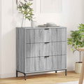 vidaXL Bufet Szary Sonoma 79,5 x 33 x 82 cm Drewno inżynieryjne