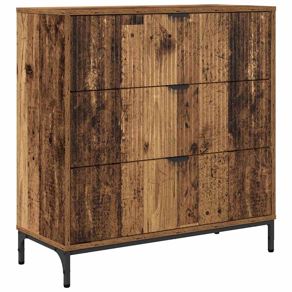 vidaXL Bufet Stare drewno 79,5 x 33 x 82 cm Materiał drewnopochodny