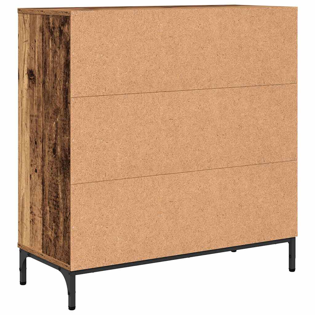 vidaXL Bufet Stare drewno 79,5 x 33 x 82 cm Materiał drewnopochodny