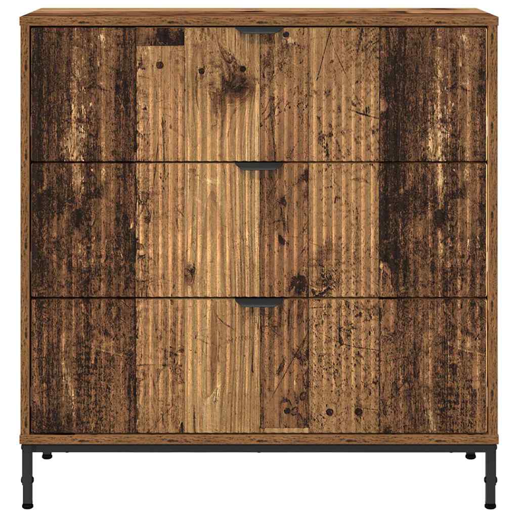 vidaXL Bufet Stare drewno 79,5 x 33 x 82 cm Materiał drewnopochodny