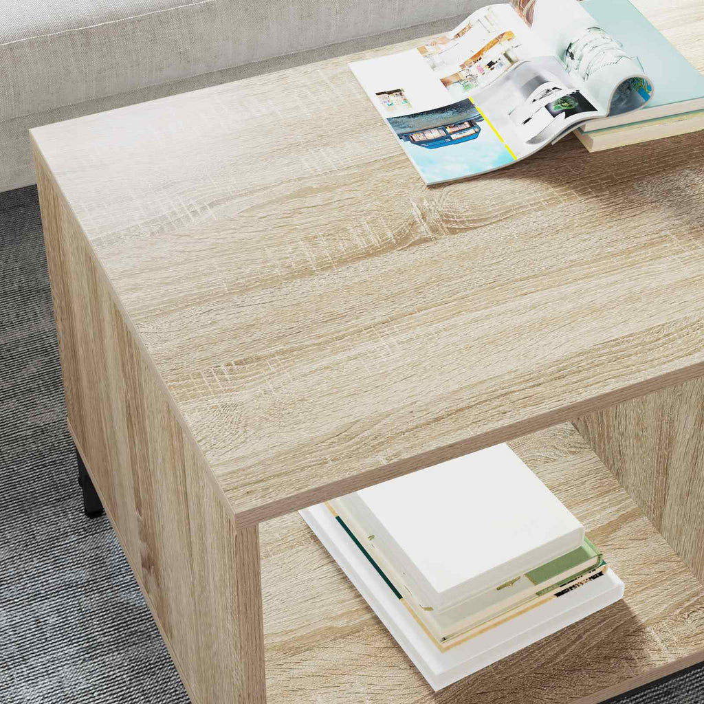 vidaXL Stolik kawowy Dąb Sonoma 90 x 49 x 46 cm Drewno inżynieryjne