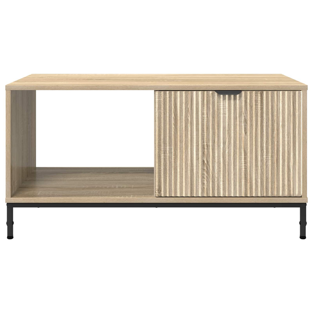 vidaXL Stolik kawowy Dąb Sonoma 90 x 49 x 46 cm Drewno inżynieryjne