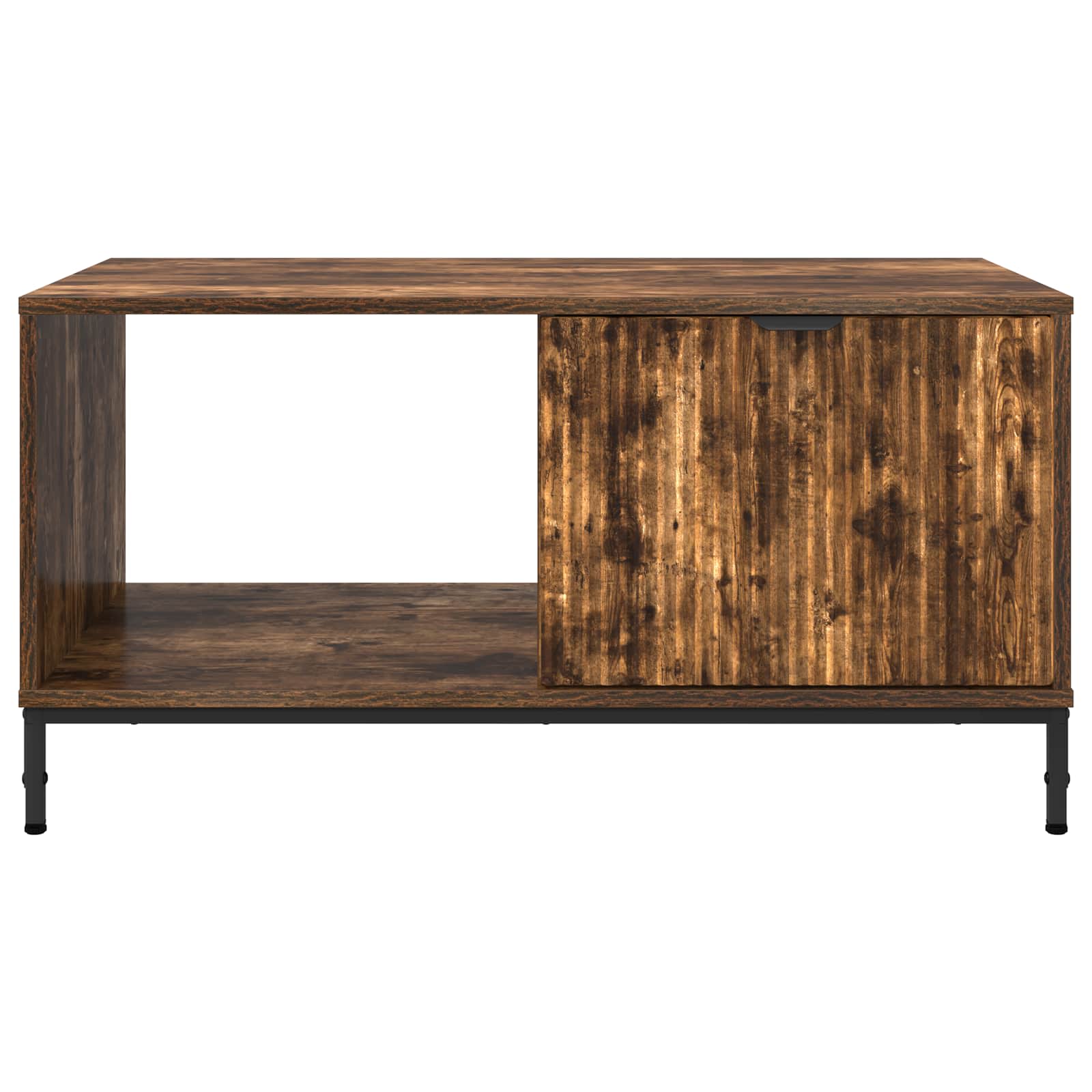 vidaXL Stolik kawowy Dąb wędzony 90 x 49 x 46 cm Drewno inżynieryjne